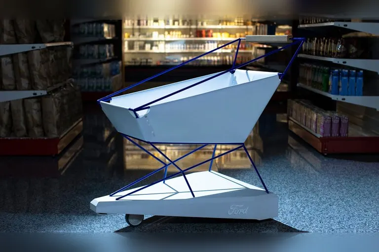 Ford Self-Braking Shopping Cart