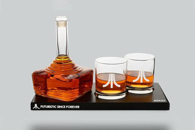 Atari Joystick Decanter Set
