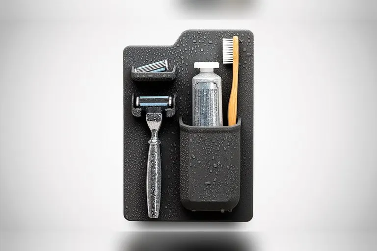 Tooletries The Harvey Silicone Toothbrush & Razor Holder
