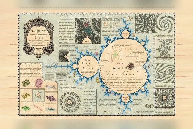 Mandelmap Fractal Poster