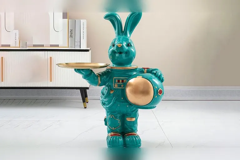 Astronaut Rabbit Side Table