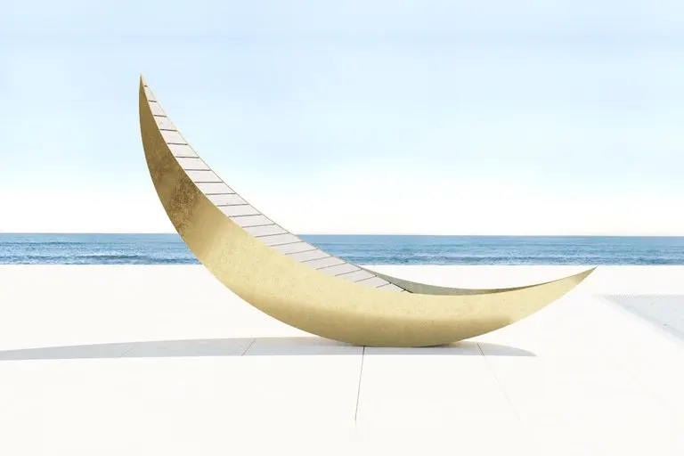 Metallofficina Moon Chaise Lounge