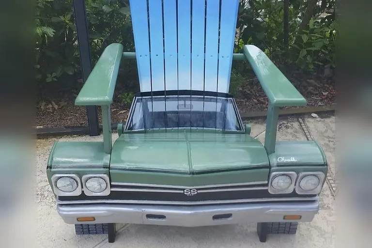 Phil Curren Custom Car Adirondack Chair