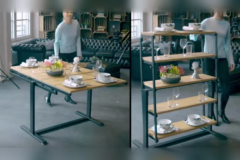 SWING Convertible Table and Shelf