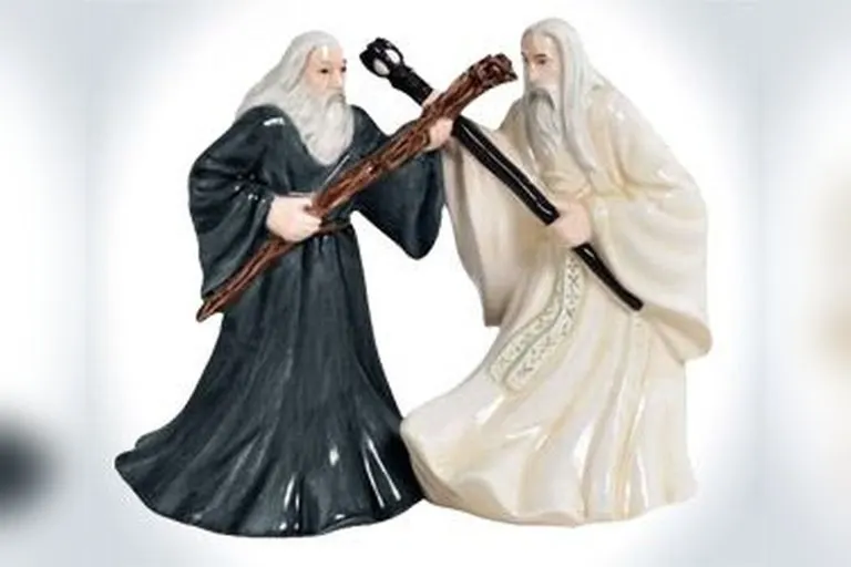 Gandalf vs. Saruman Salt & Pepper Shakers