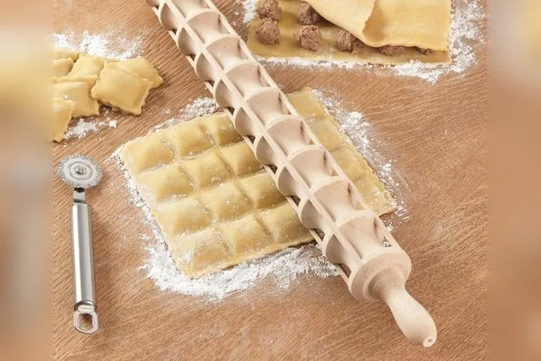 Beechwood Ravioli Rolling Pin