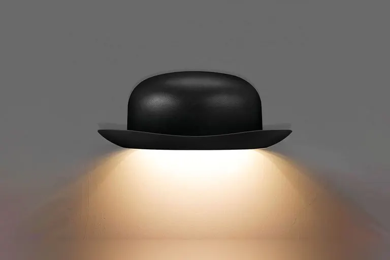 Bowler Hat Wall Sconce