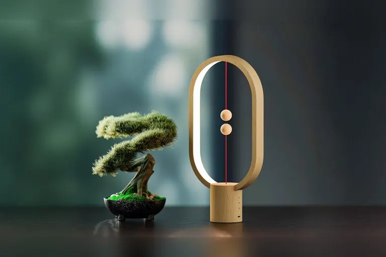 Balancing Magnetic Switch Lamp