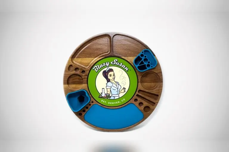 Blazy Susan Spinning Rolling Tray