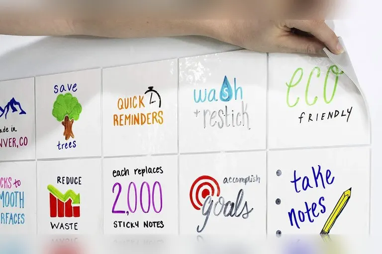 mcSquares Dry-Erase Sticky Notes