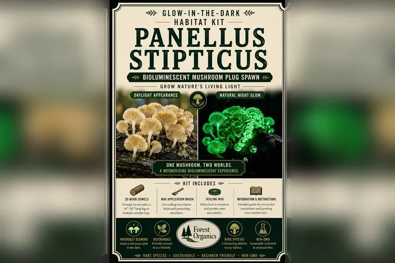Glow-in-the-Dark Mushroom Growing Kit