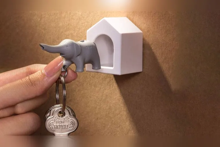 Elephant Keychain & Key Holder