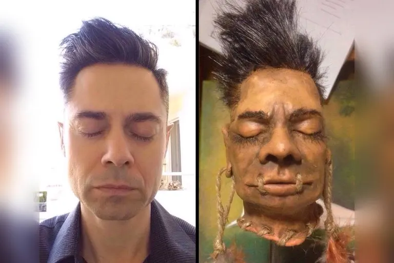 Custom Shrunken Head Replica