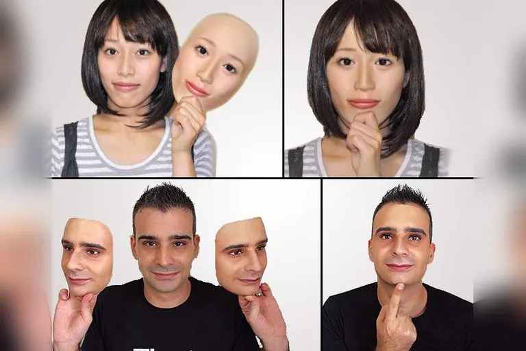 Real-f 3D Face Clone Mask