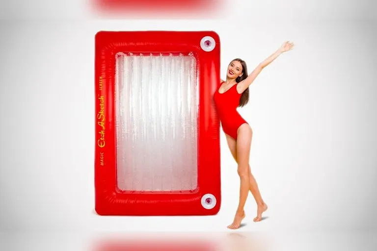 Etch A Sketch Pool Float