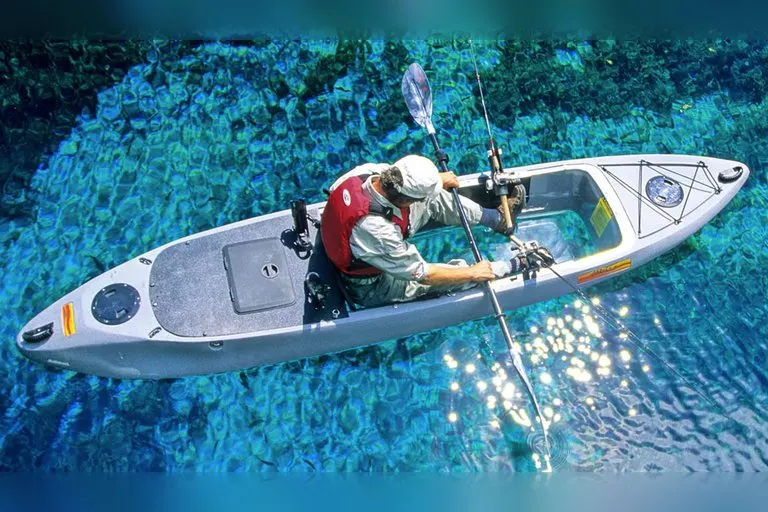 Caribe Clear Bottom Fishing Kayak
