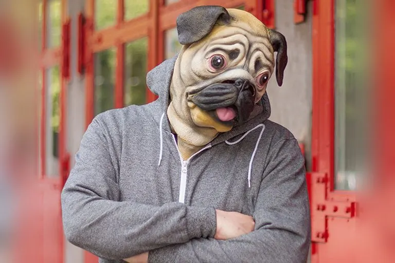 Latex Pug Mask