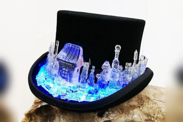 LED Steampunk Top Hat
