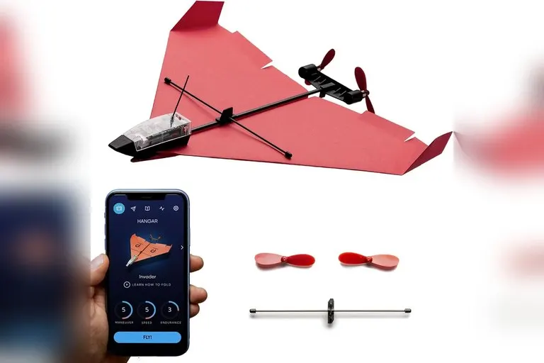 PowerUp 4.0 Smartphone-Controlled Paper Airplane Motor