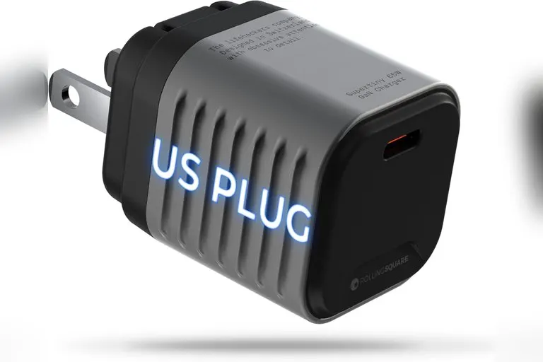 Rolling Square Supertiny 65W USB-C Wall Charger