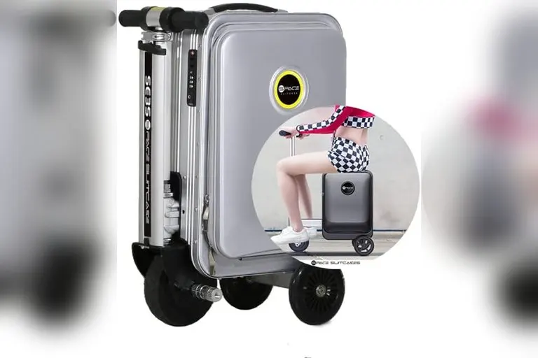 Space Suitcases Rideable Electric Luggage