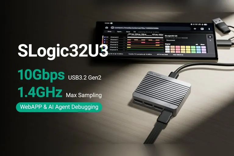SLogic32U3 USB3.2 Logic Analyzer