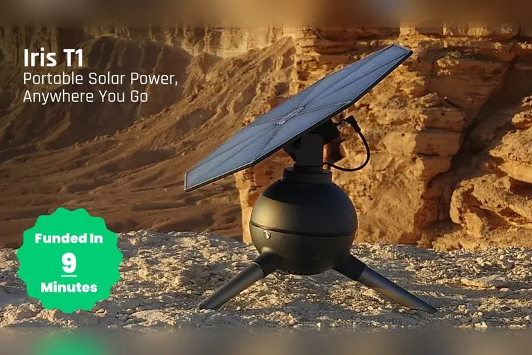 Iris T1 Cable-Free Portable Solar Generator