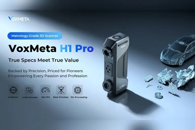 VoxMeta H1 Pro Metrology-Grade 3D Scanner