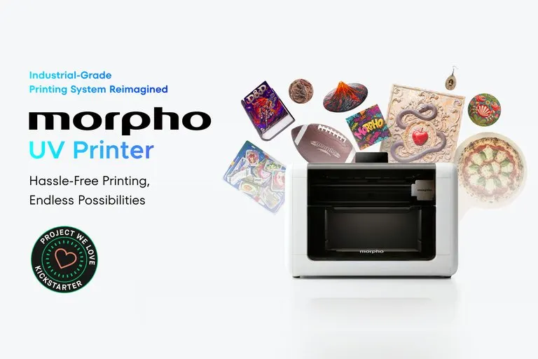 Morpho Industrial-Grade Desktop UV Printer