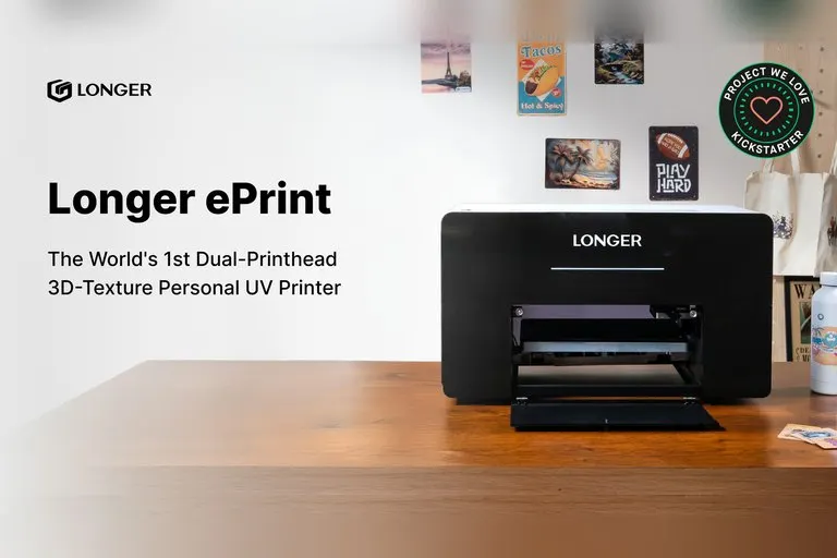 Longer ePrint Dual-Head Personal UV Printer