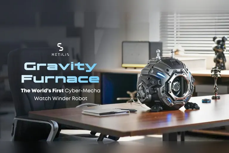 Gravity Furnace Cyber-Mecha Watch Winder Robot