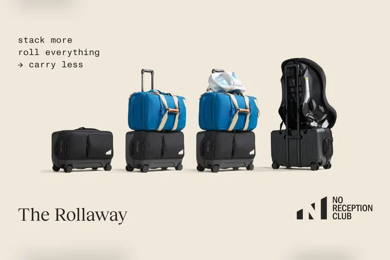 No Reception Club Rollaway Carry-On