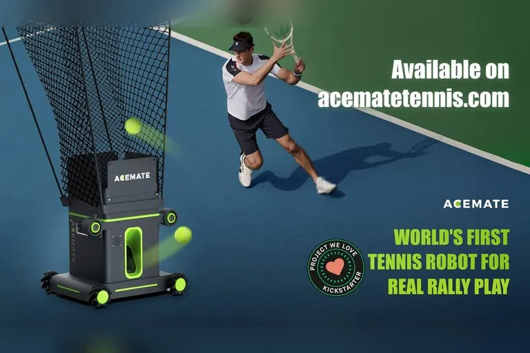 Acemate Autonomous Tennis Rally Robot