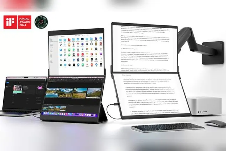 JSAUX FlipGo Portable Dual Screen