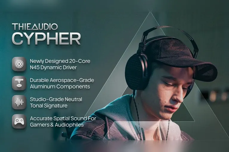 THIEAUDIO Cypher Flagship Dynamic Driver Headphones