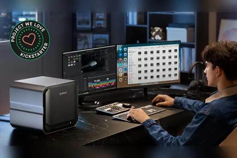 ORICO CyberData AI-Powered NAS with GPU Dock