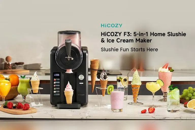 HiCOZY F3 Home Slushie and Ice Cream Maker