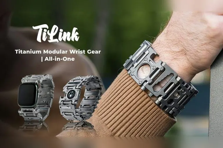 TiLink Titanium Modular EDC Bracelet