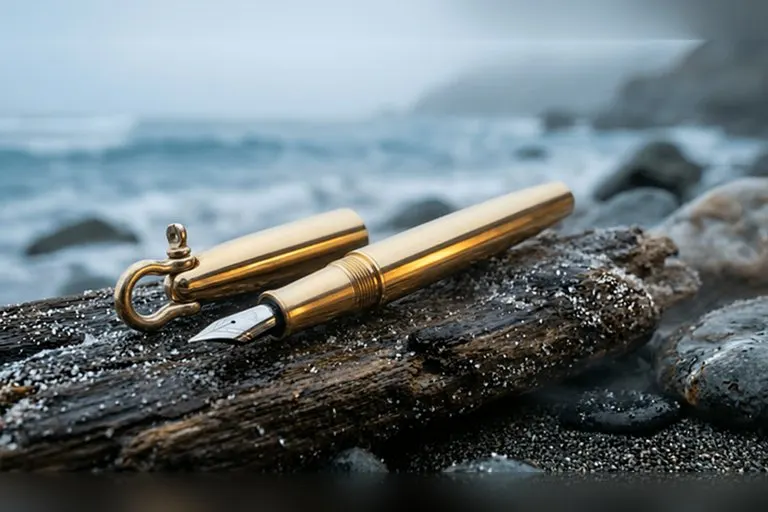 Oceanus Brass Bow-Shackle Fountain Pen
