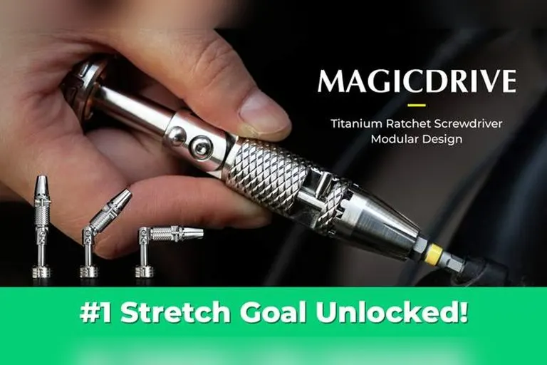 MAGICDRIVE Titanium Ratchet Screwdriver