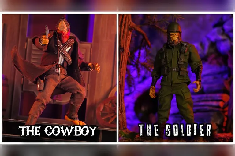 Odious The Cowboy and The Soldier Action Figures