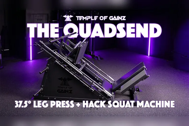 The Quadsend 37.5° Leg Press and Hack Squat