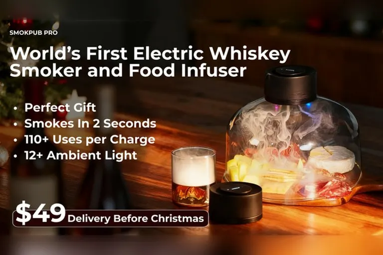 Smokpub Pro Electric Whiskey and Cocktail Smoker
