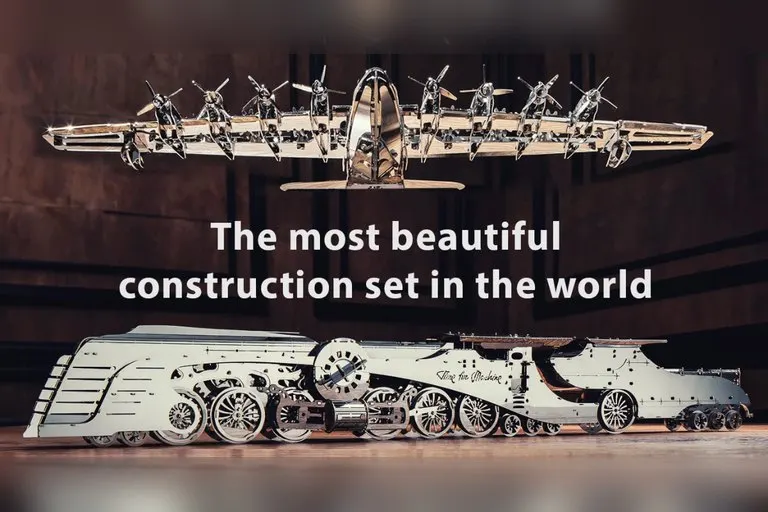 Time for Machine Metal Mechanical Construction Set