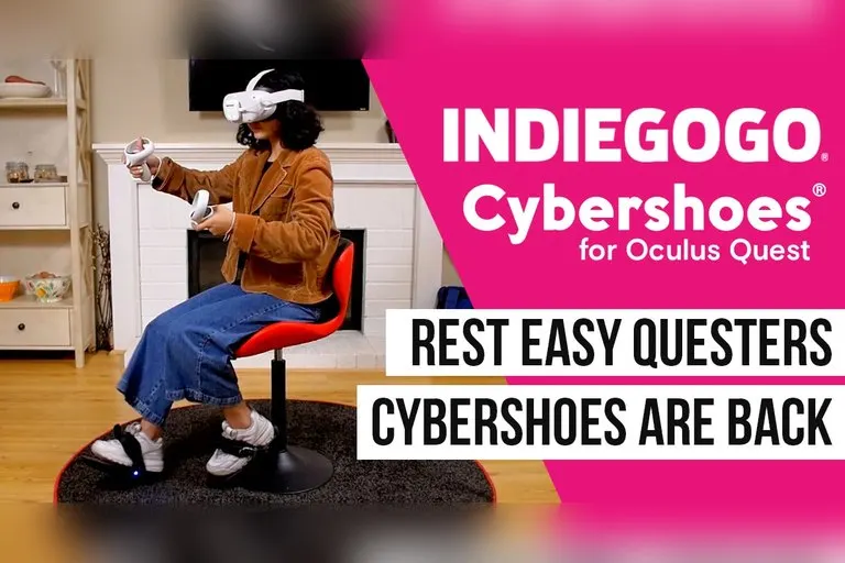 Cybershoes Wireless VR Walking Shoes for Oculus Quest