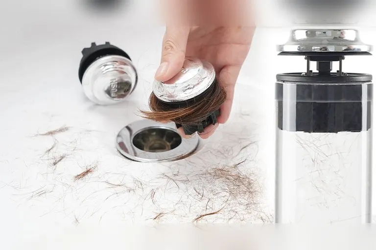 PressDrain Hair-Shredding Bathtub Drain