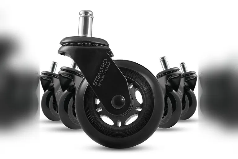 STEALTHO Glow-in-the-Dark Office Chair Wheels