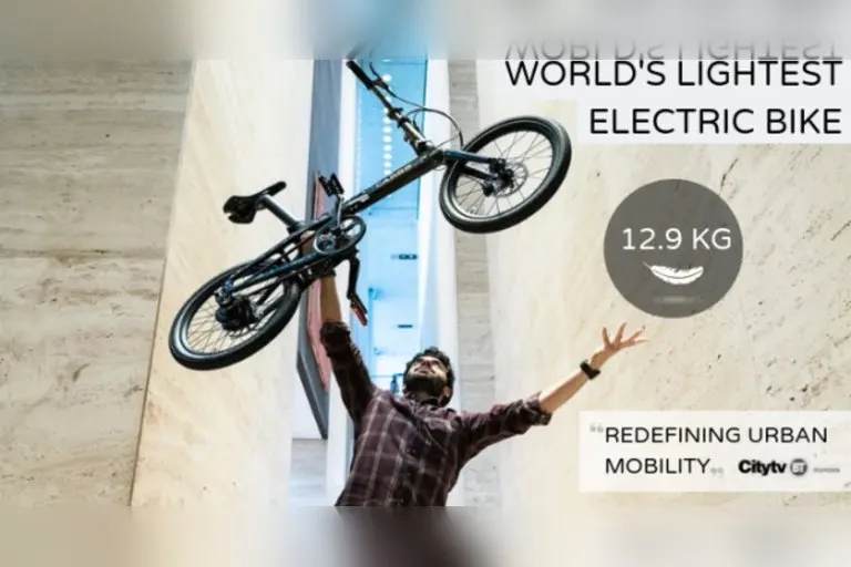 Carbo Carbon Fiber Folding E-Bike