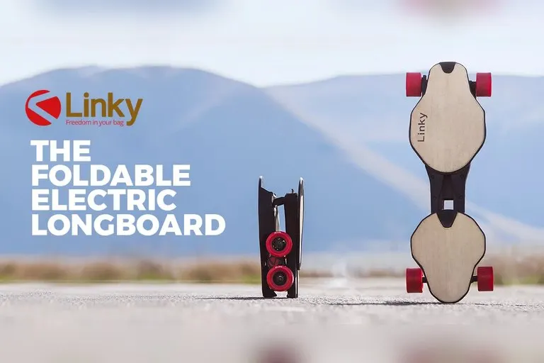 Linky Foldable Electric Longboard