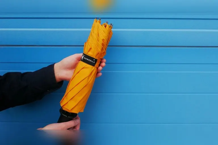 KAZbrella Compact Reverse-Folding Umbrella